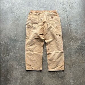 Vintage Tan Carhartt Workwear Utility Cargo Pants
